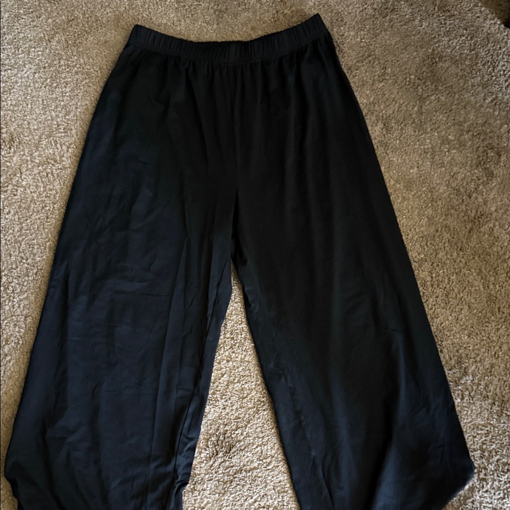 SHEIN Black Flowing Trousers